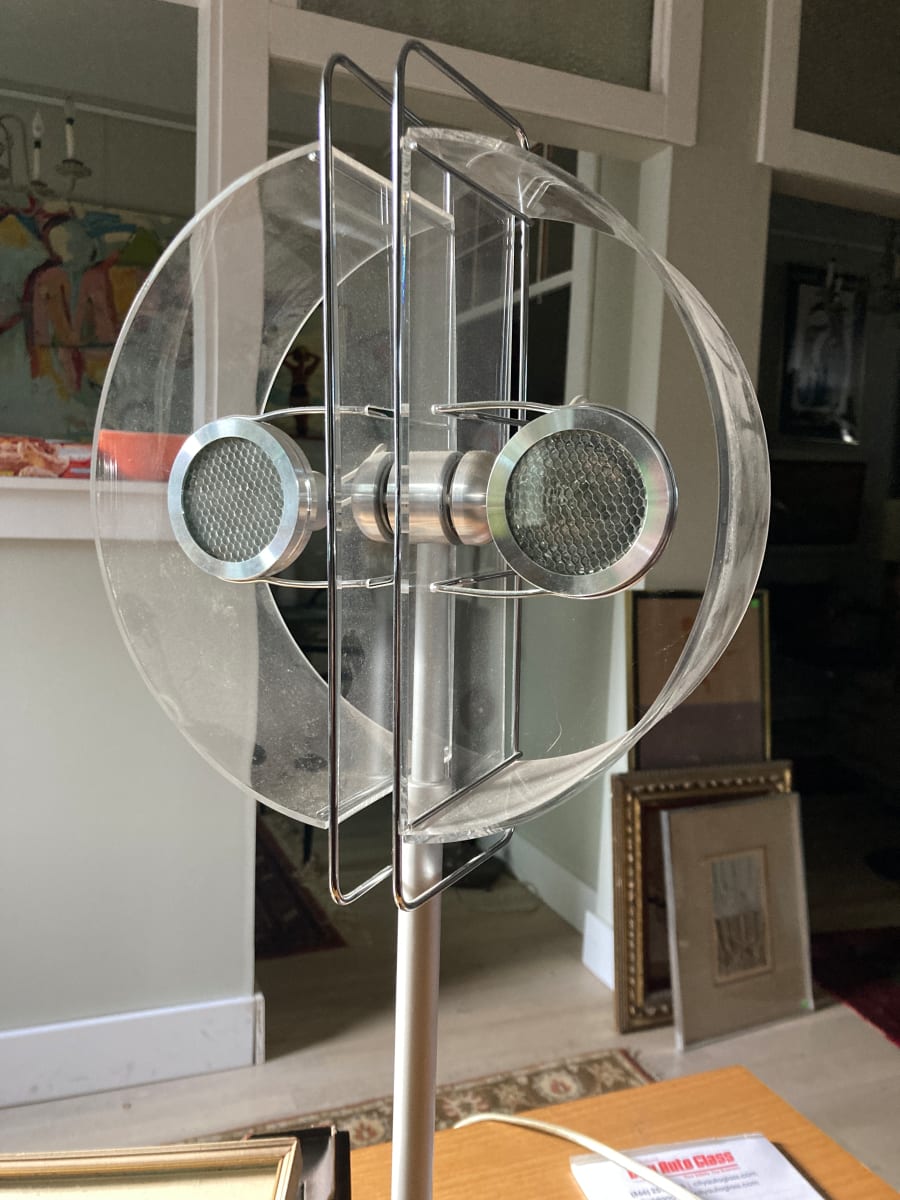 Pablo Pardo Gloss lucite table lamp 