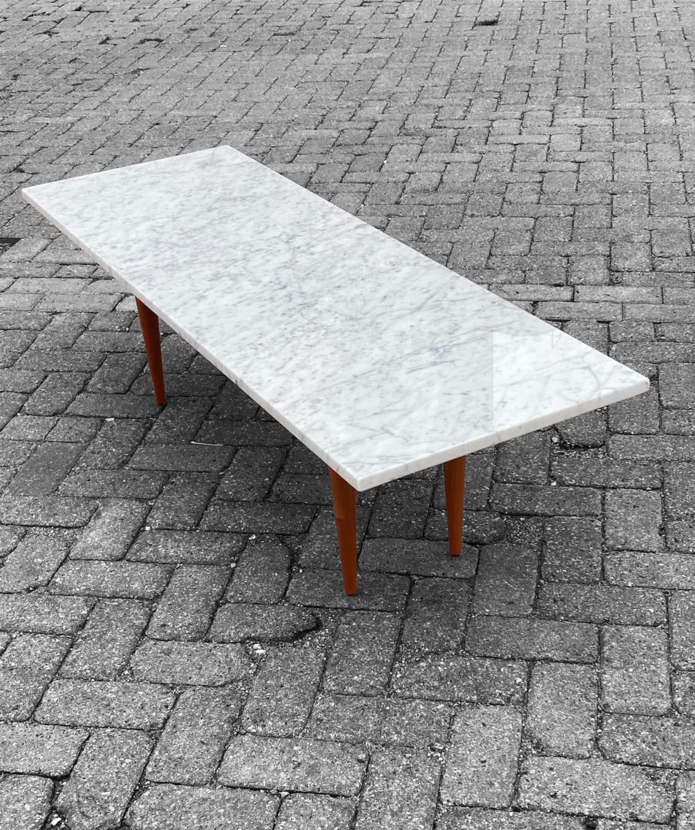 Marble top coffee table 