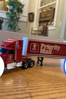 Die cast semi truck 