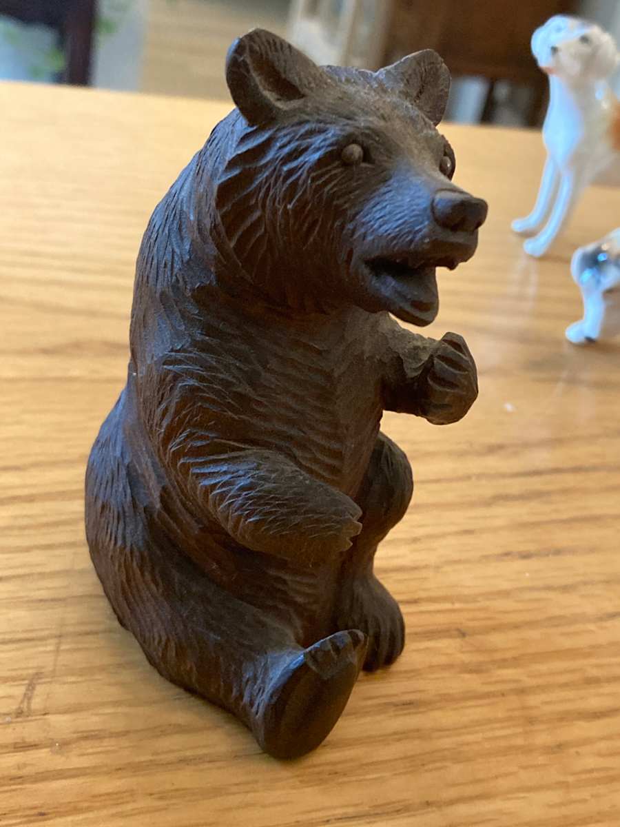 carved Black Forest bear 