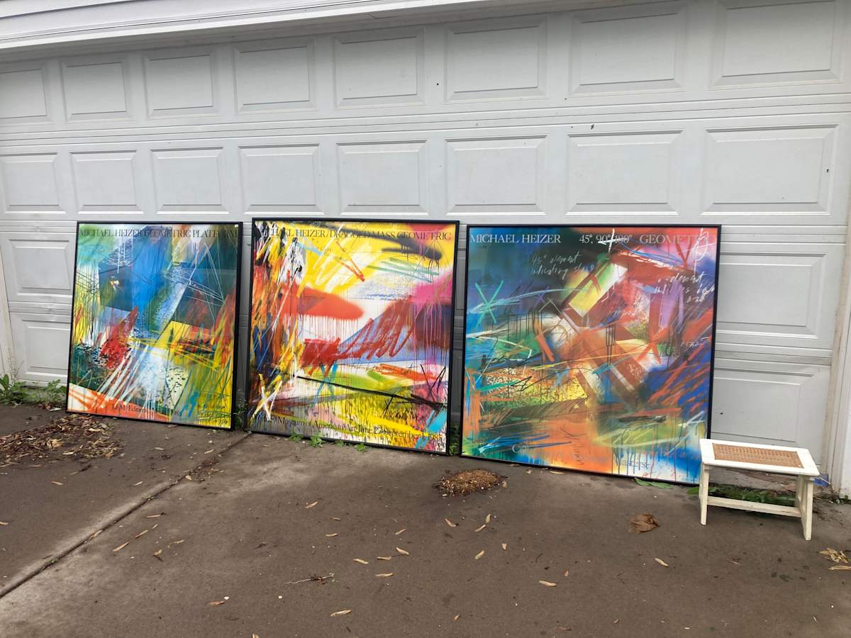 framed abstract poster 