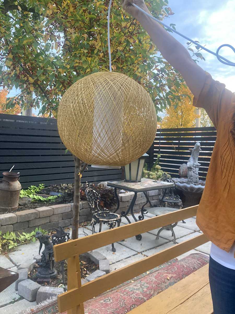 modern ball pendant light fixture 