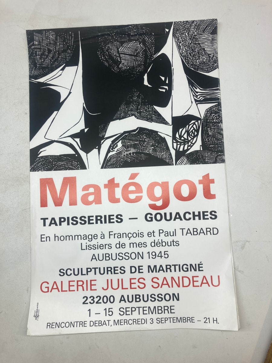 vintage French Mathieu Matégot lithograph poster 