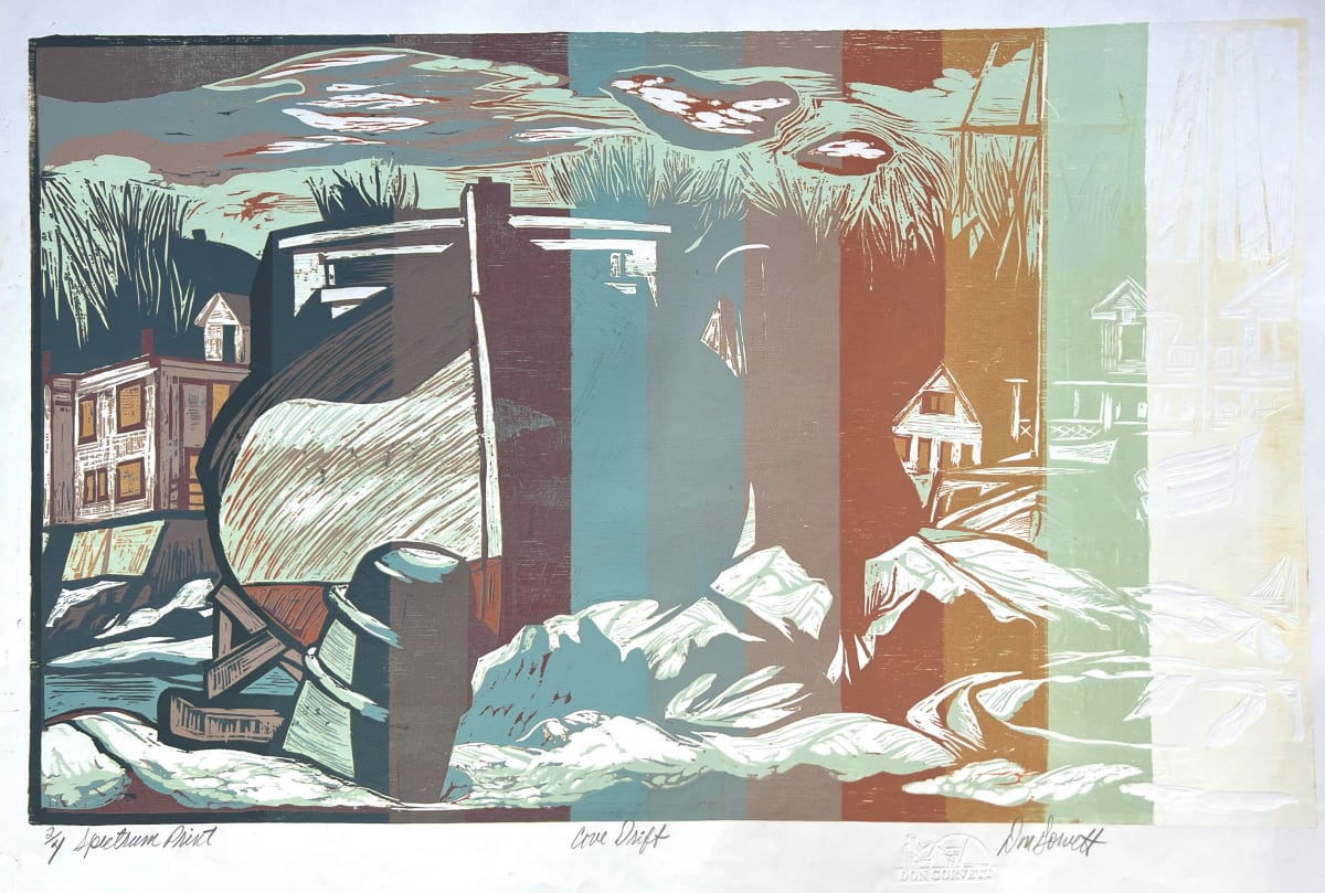 Cove Drift - 4/4 Spectrum print - 22/23 by Don Gorvett 