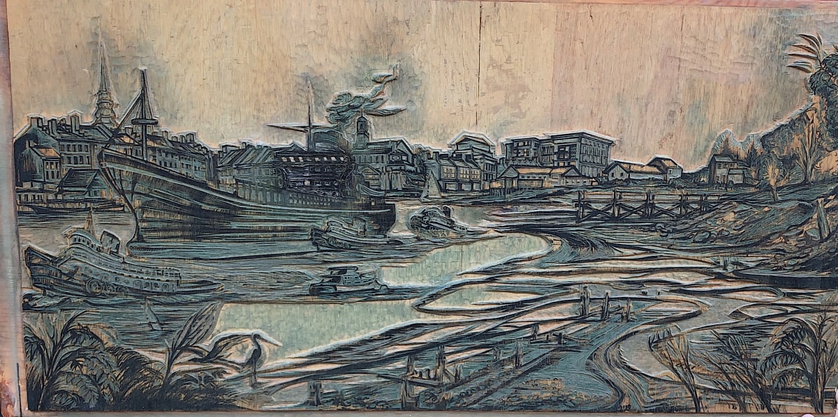 Early Morning on the Piscataqua by Don Gorvett 