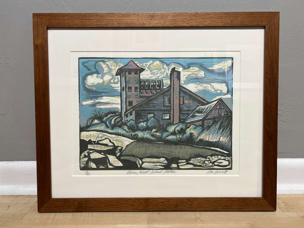 Ruins, Wood Island Station 13/40 by Don Gorvett