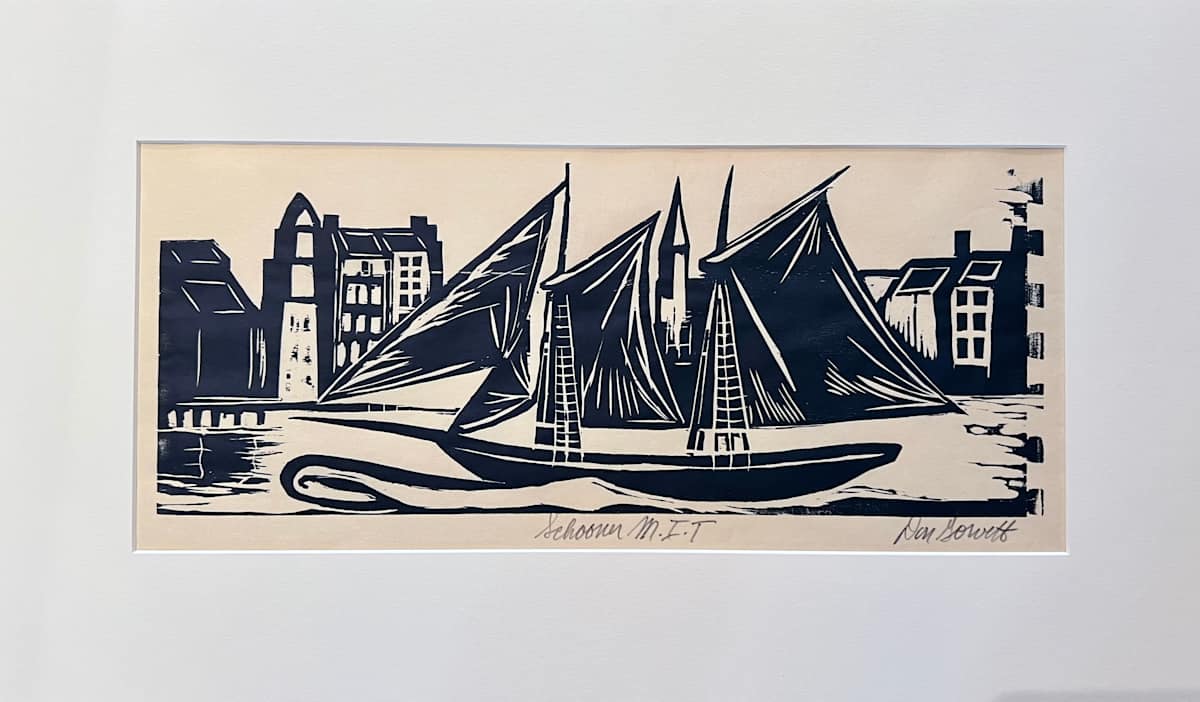 Schooner M.I.T., Framed #8 by Don Gorvett, Image 1.