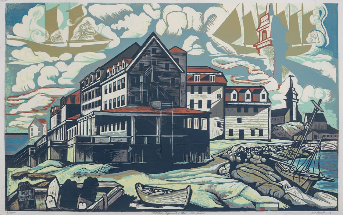 Phantom Ships, The Oceanic, Star Island 21/35 by Don Gorvett 