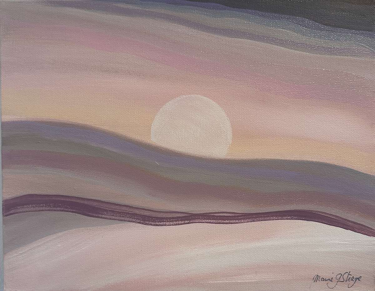 Moonlight in the field by Marine Strage, Image 1.