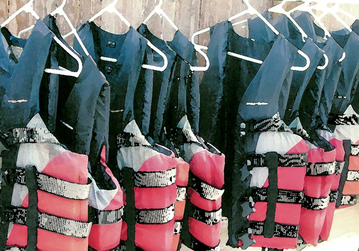 Life Jackets by Gina Godfrey, Image 1.