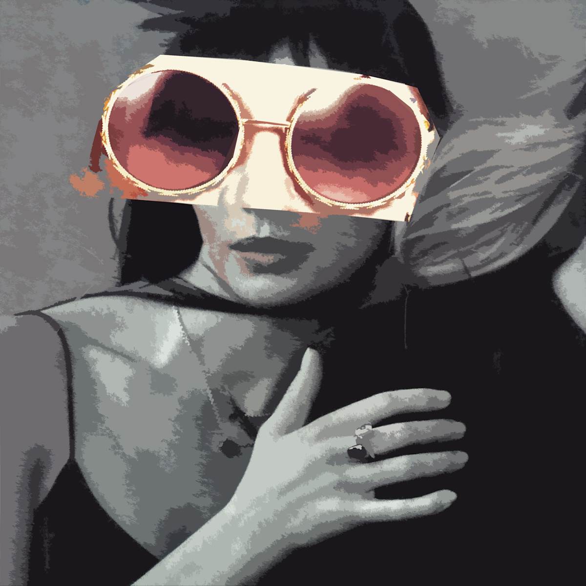 Rose Coloured Spectacles by Gina Godfrey, Image 1.