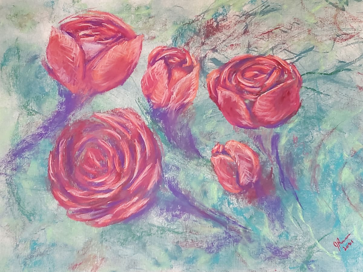 Dancing Roses by Joann Renner 