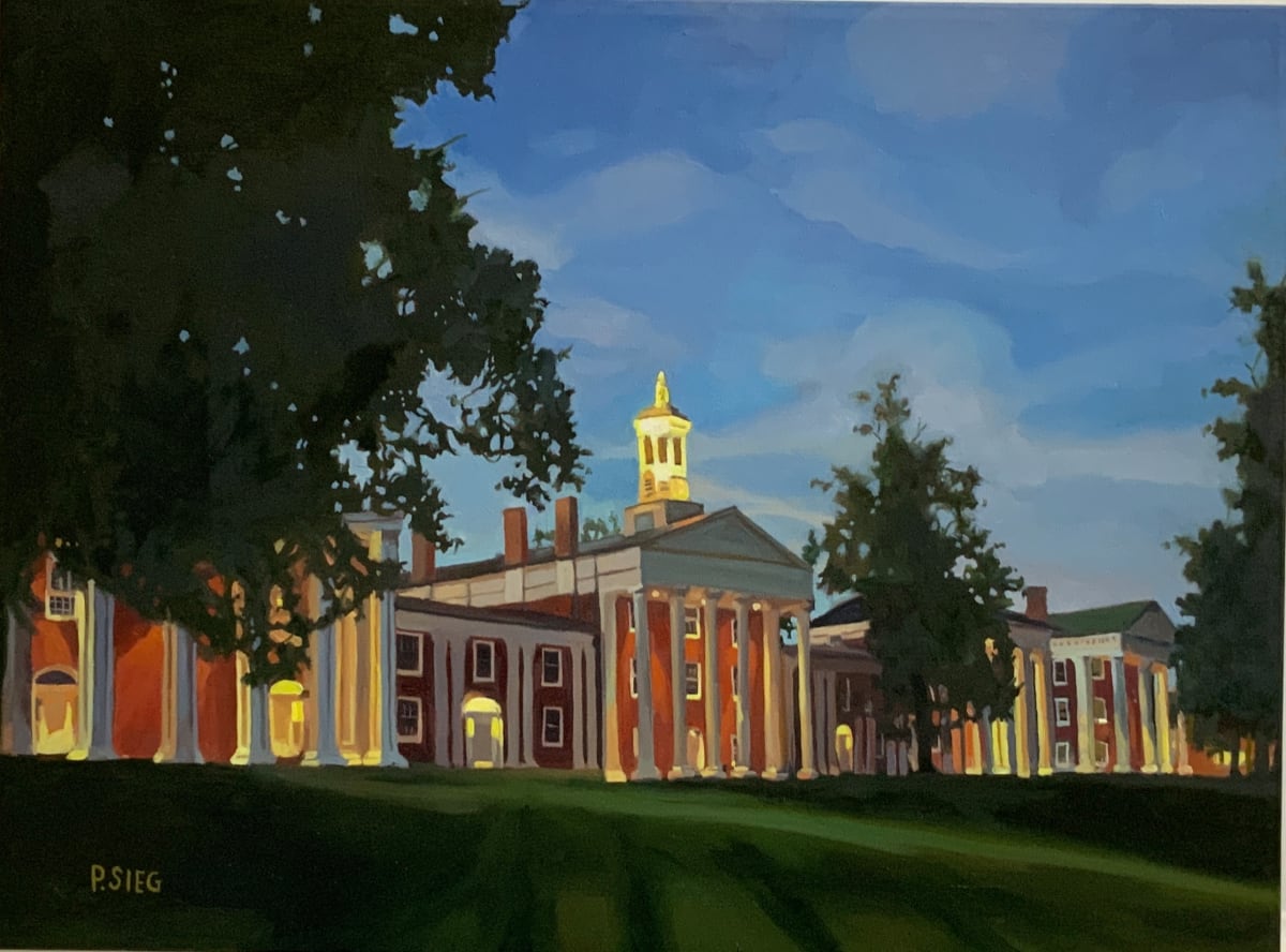 Spring Evening, Colonnade by Patrick Sieg 