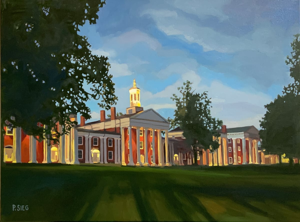 Spring Evening, Colonnade II by Patrick Sieg 