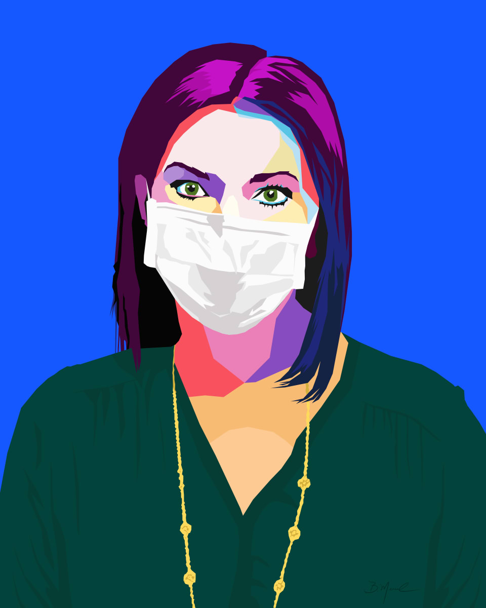 Digital Portrait Commission by Bernice Merced, Image 1.