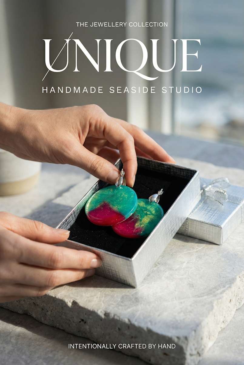 2 Pairs of Hand Made Earrings by Stephanie Fuller, Image 5.