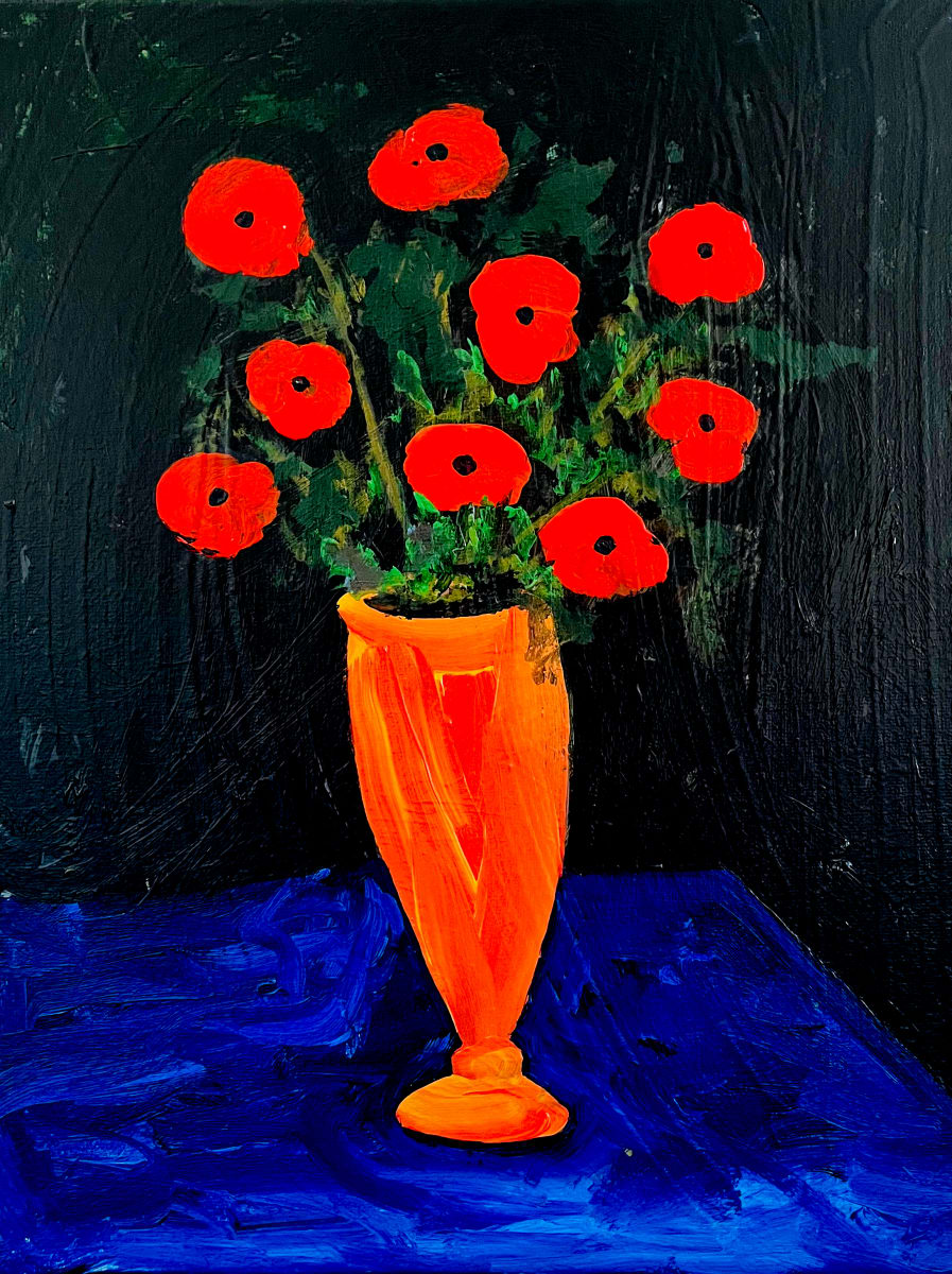 Red Poppies Delight by Stephanie Fuller 