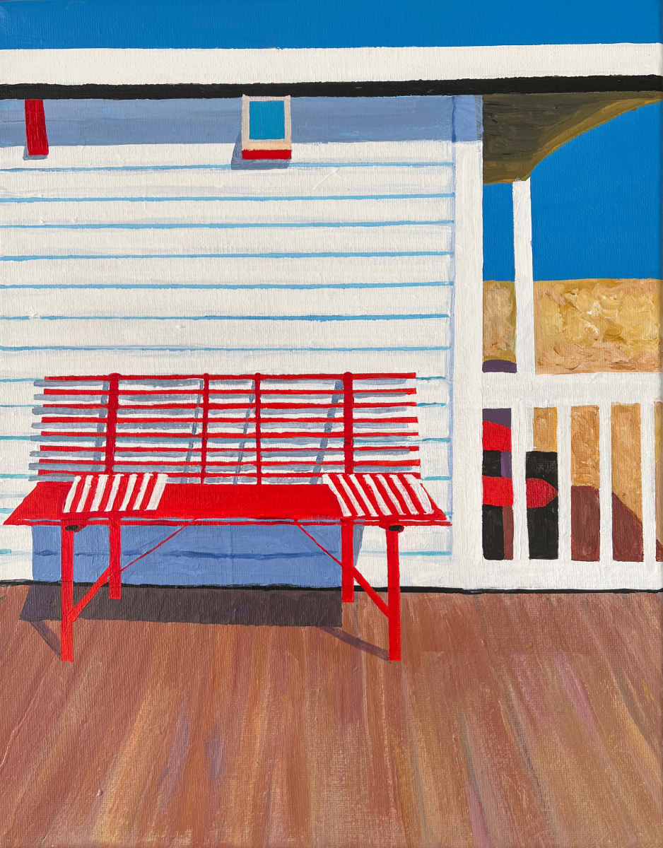 The Red Bench by Stephanie Fuller 376ASF 