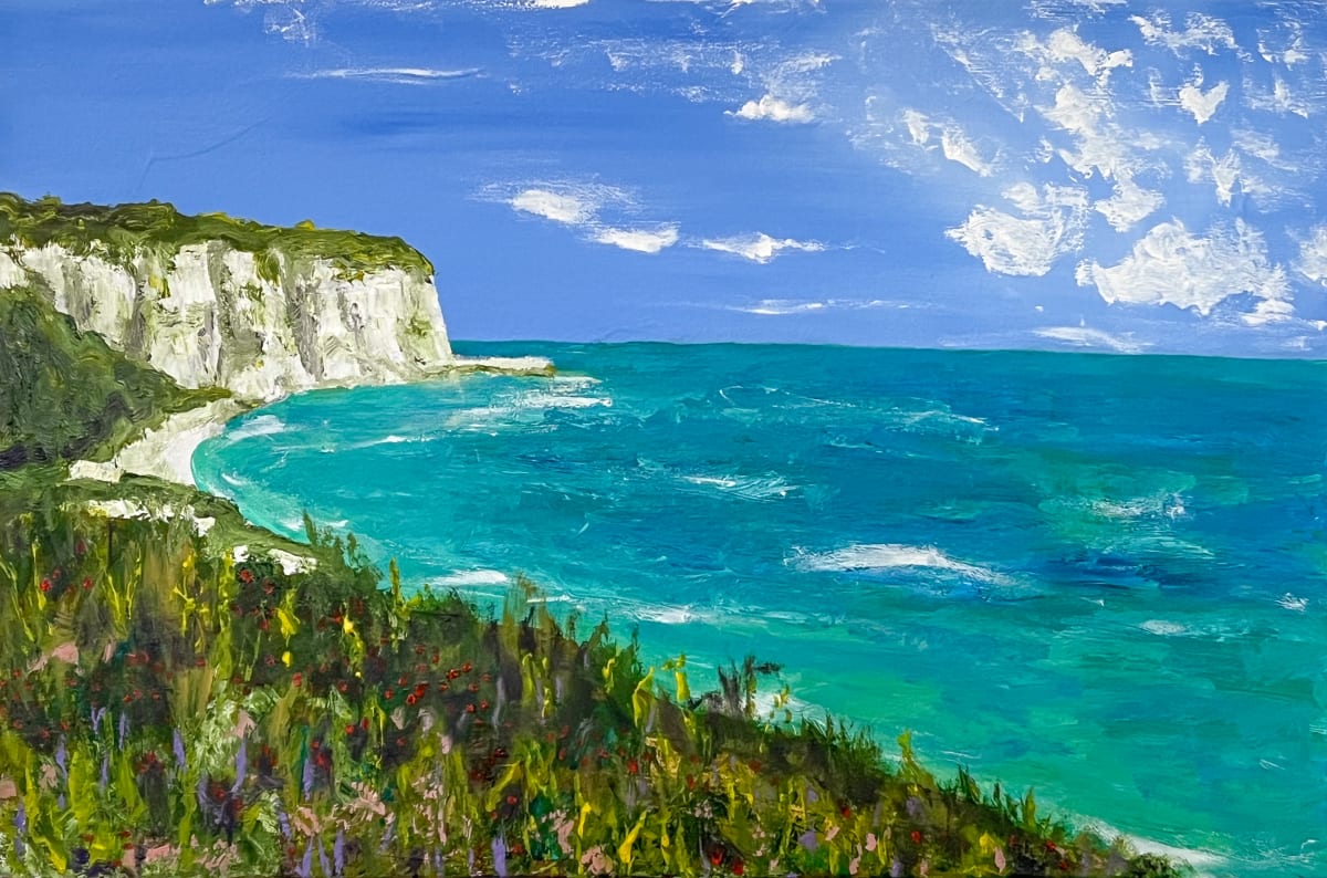White Cliffs, Folkestone by Stephanie Fuller 