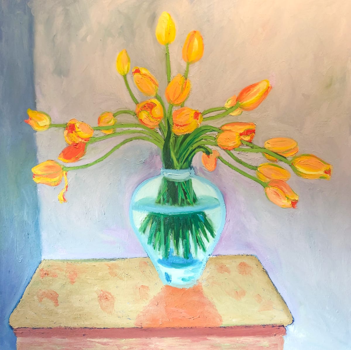 Vase of Tulips by Stephanie Fuller 