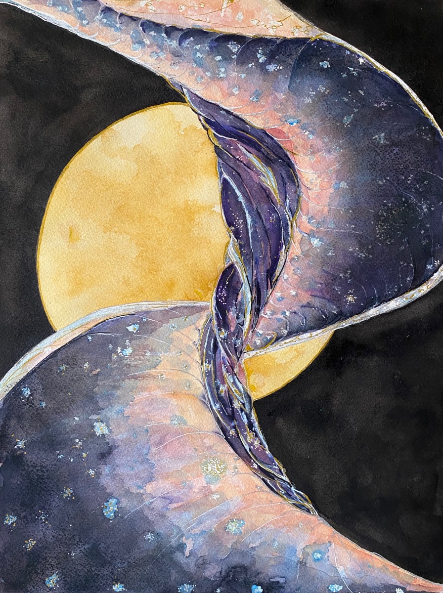 Moon and Galaxies, Image 1.