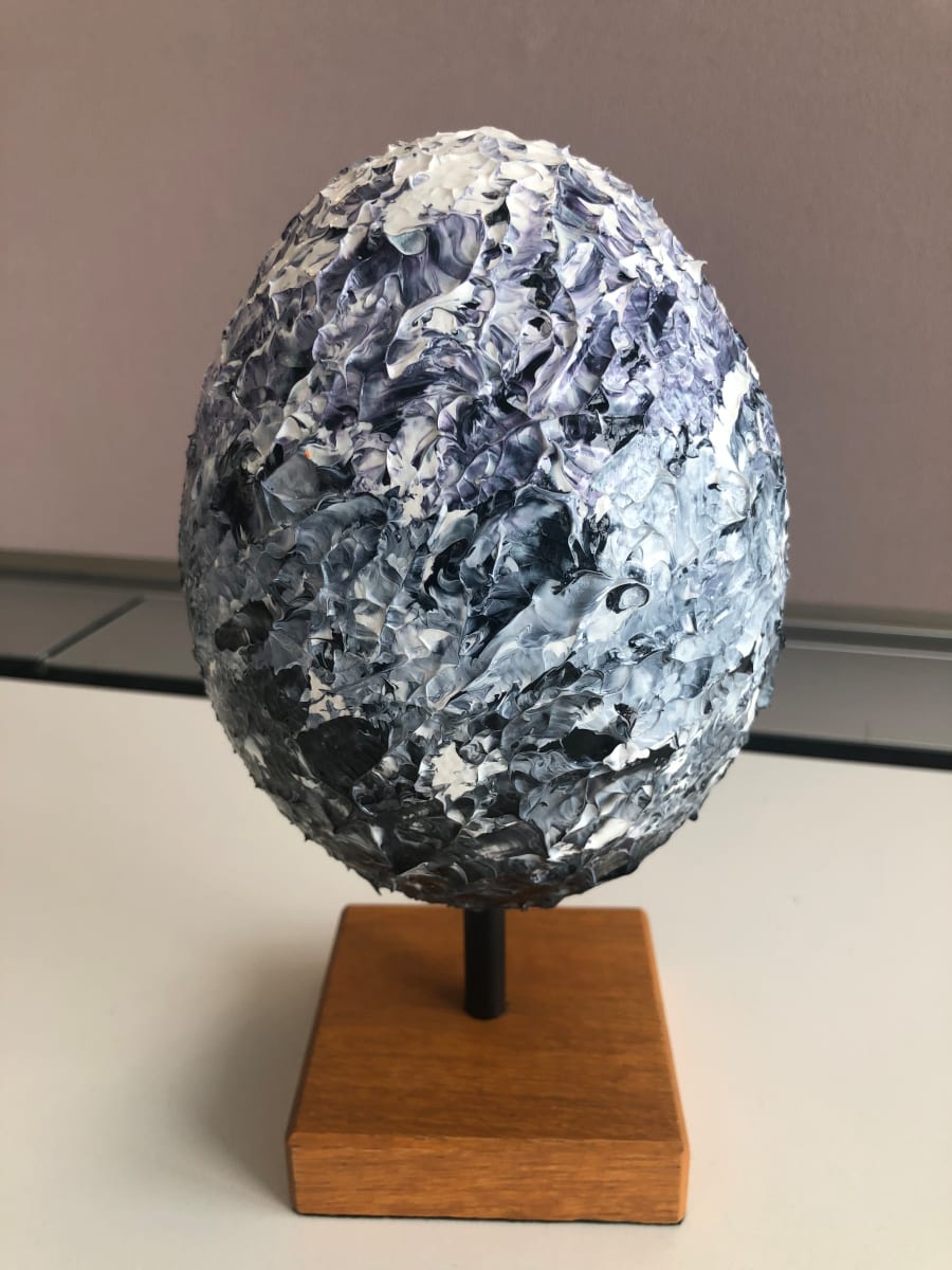 Ostrich Egg Shell Collection 2023 ~ Black & White by Jean-Francois Jadin 