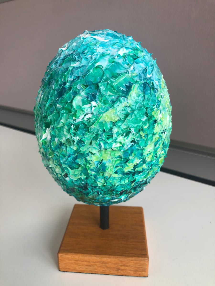 Ostrich Egg Shell 2023 Collection ~ Green by Jean-Francois Jadin 