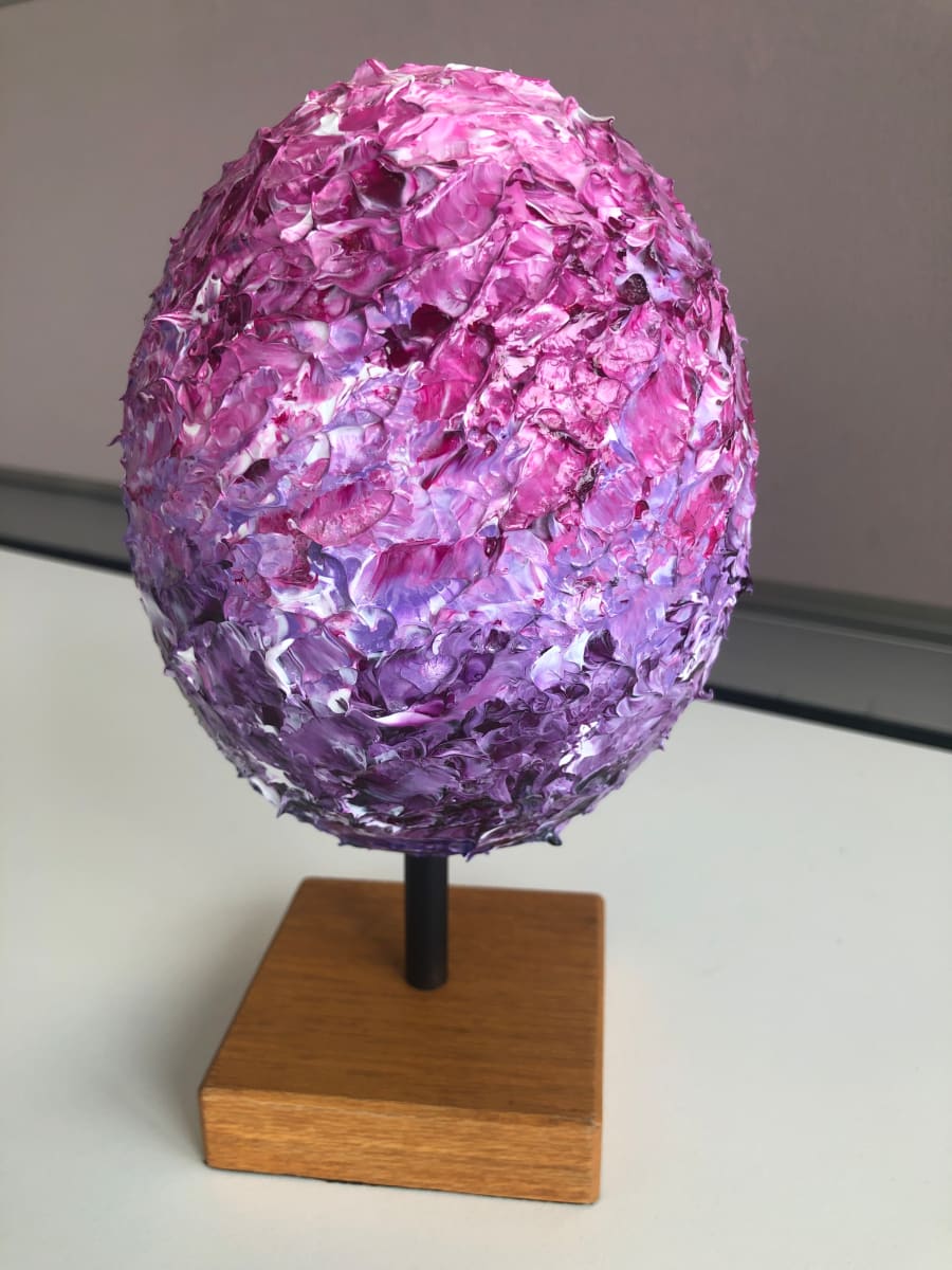 Ostrich Egg Shell 2023 Collection ~ Purple & Violet by Jean-Francois Jadin 
