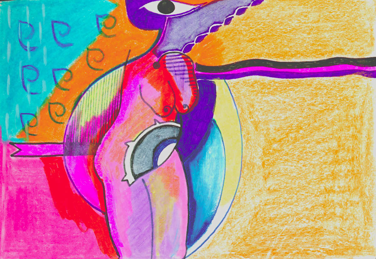 Not a Country, A Continent and other drawings by Zari Harat, Image 10.