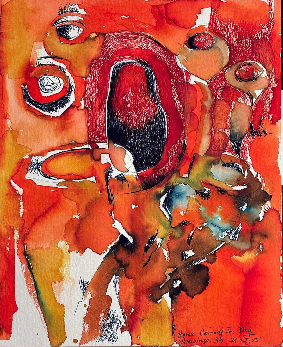 Home Carried in My Drawings, Zari Harat by Zari Harat, Image 1.