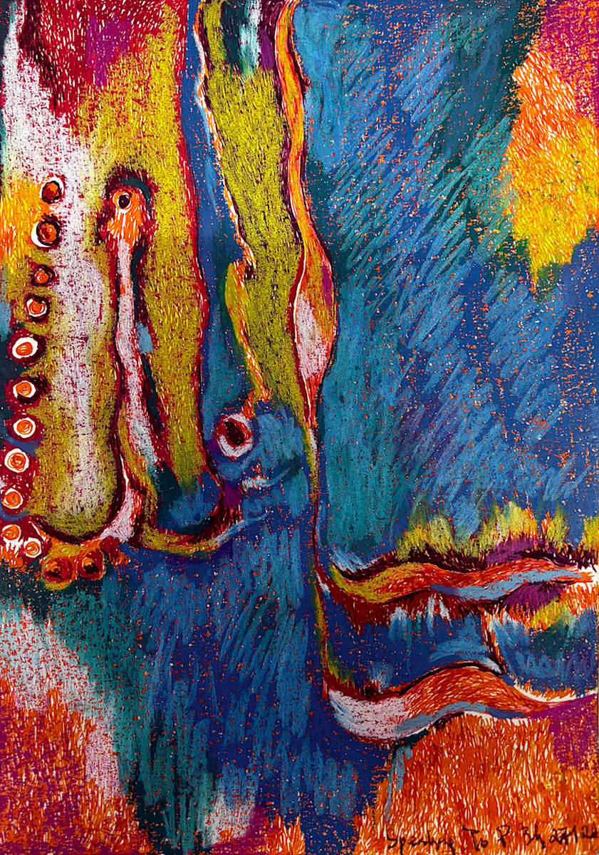 Speaking to P., Zari Harat by Zari Harat, Image 1.