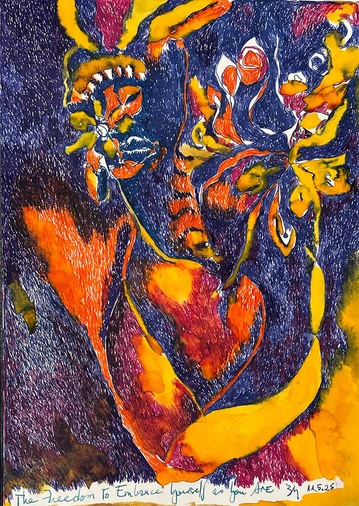 Freedom to Embrace Yourself as You Are, Zari Harat by Zari Harat, Image 1.