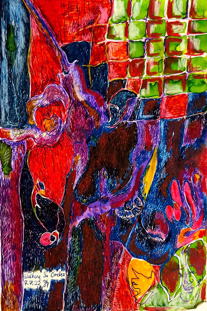 Walking In Circles, Zari Harat by Zari Harat, Image 1.