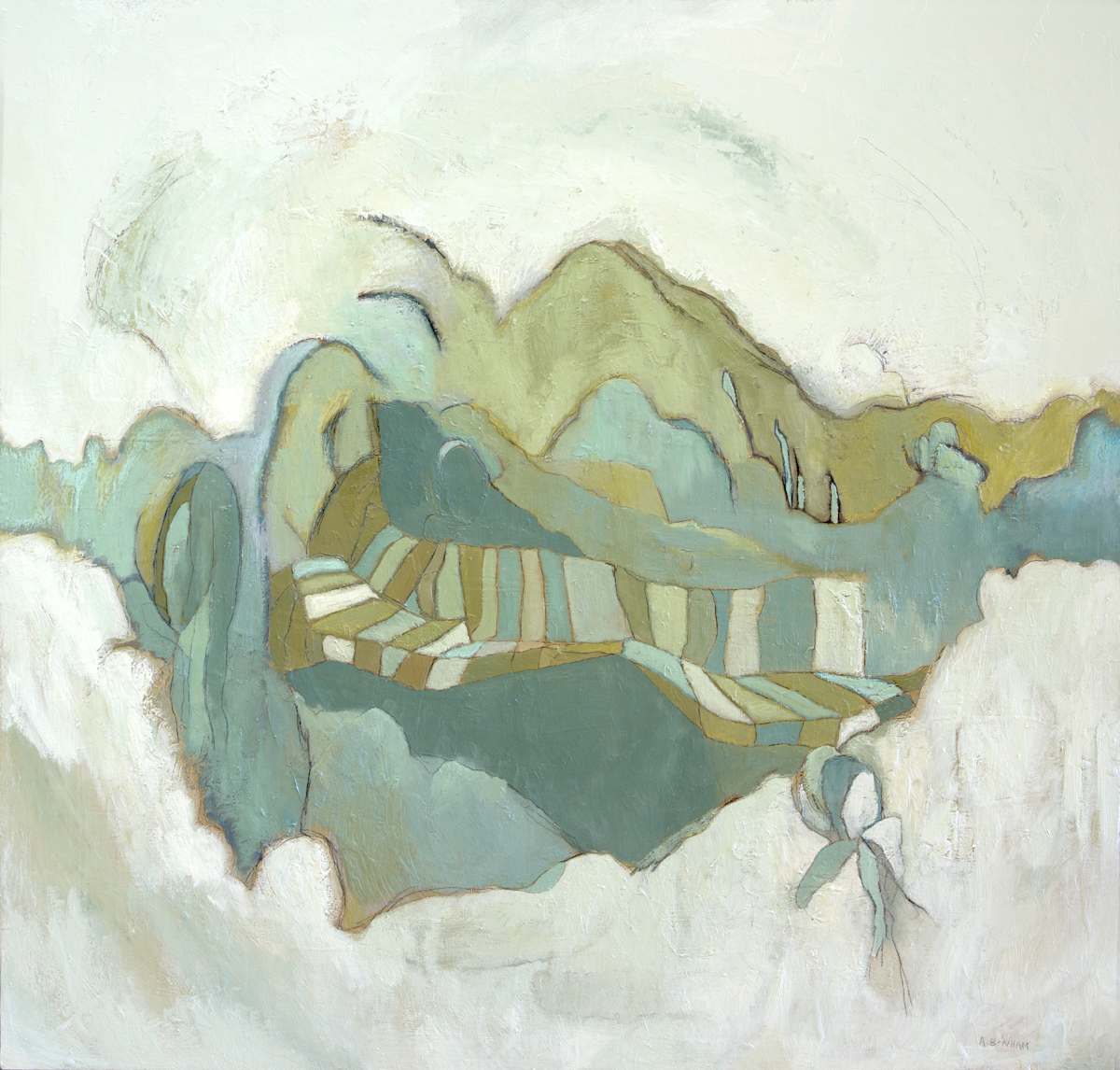 Crossing with Contentment by Aimee Bonham 