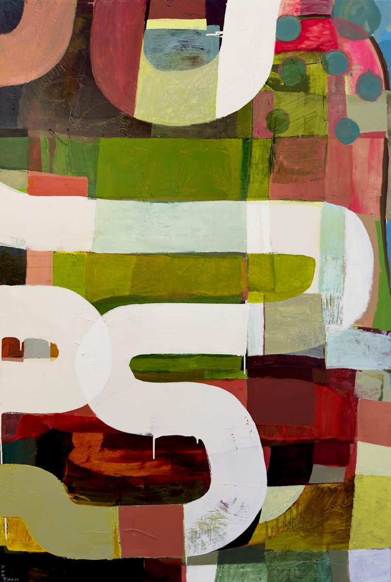 Garden by Aimee Bonham  Image: Garden 72"x48"