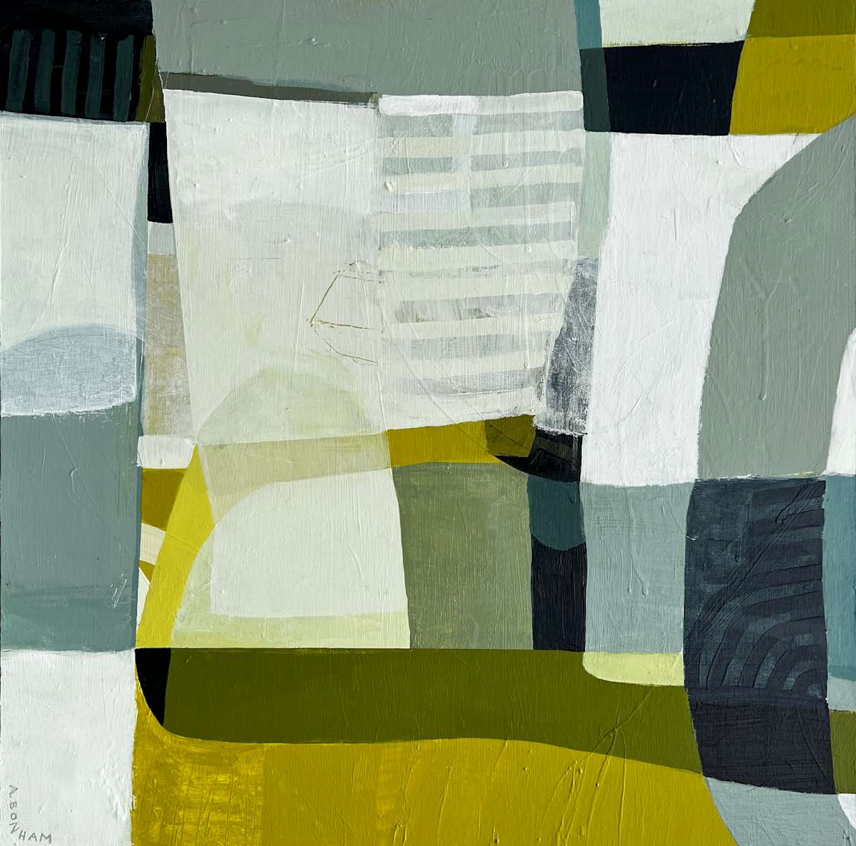 Golden Tranquility by Aimee Bonham  Image: acylic on panel