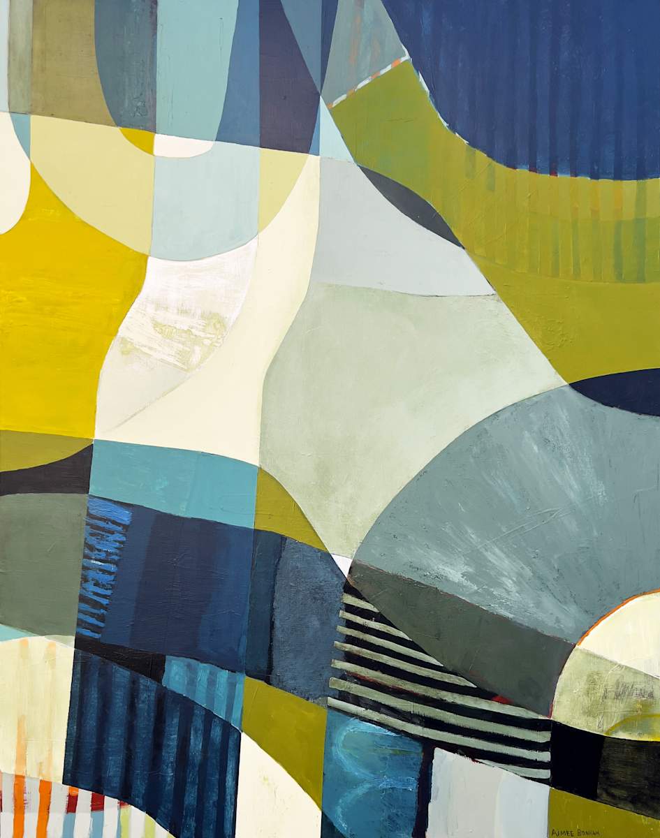 Polychromous Detour by Aimee Bonham  Image: Polychromous Detour 60"x48"