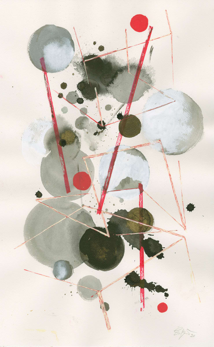 Intersecting Black/Red 