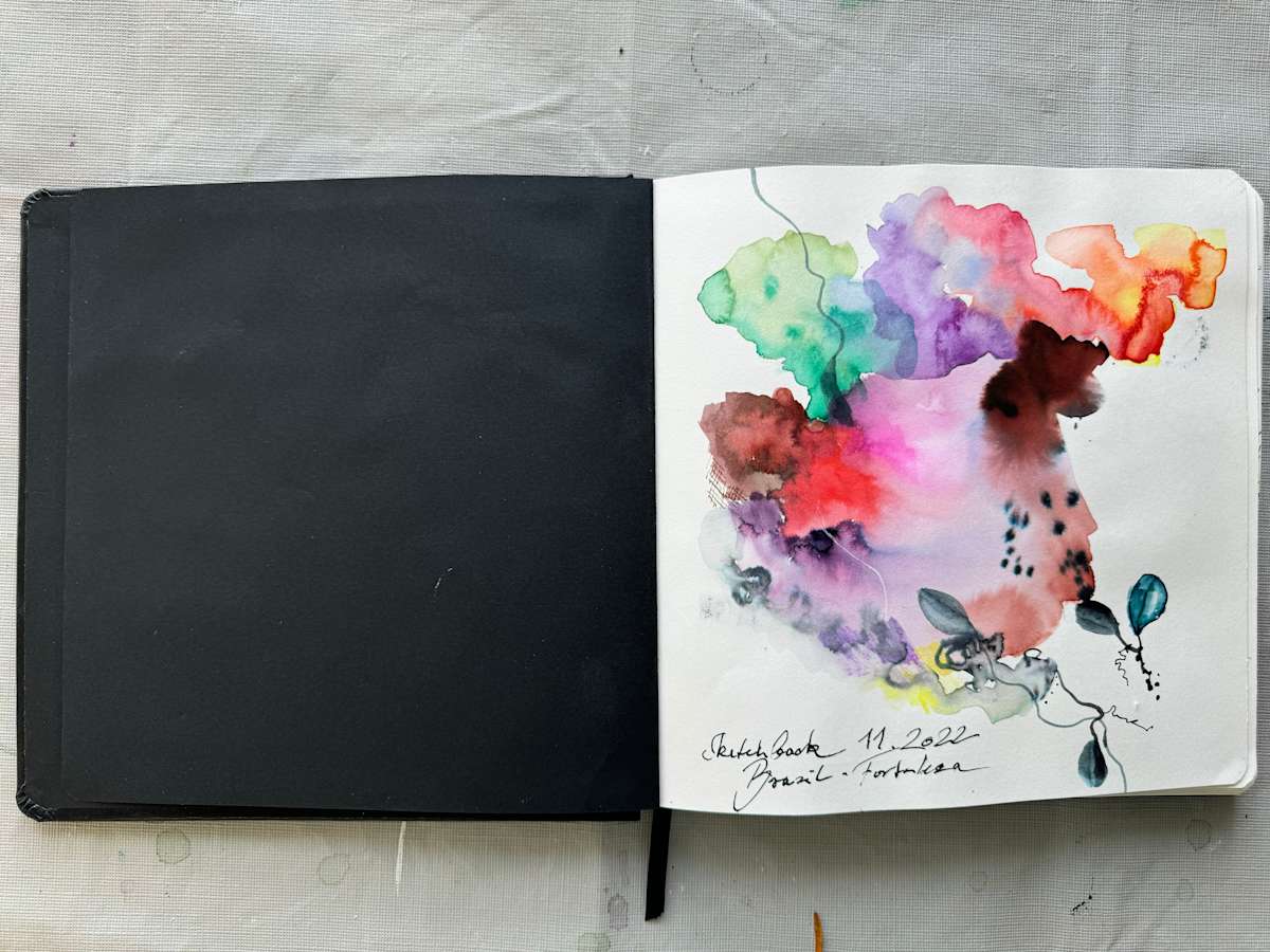 Brazil 2022 Sketchbook by Stefani Peter, Image 1.