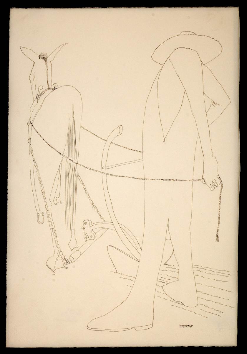 Plower by Benny Andrews, Image 1.