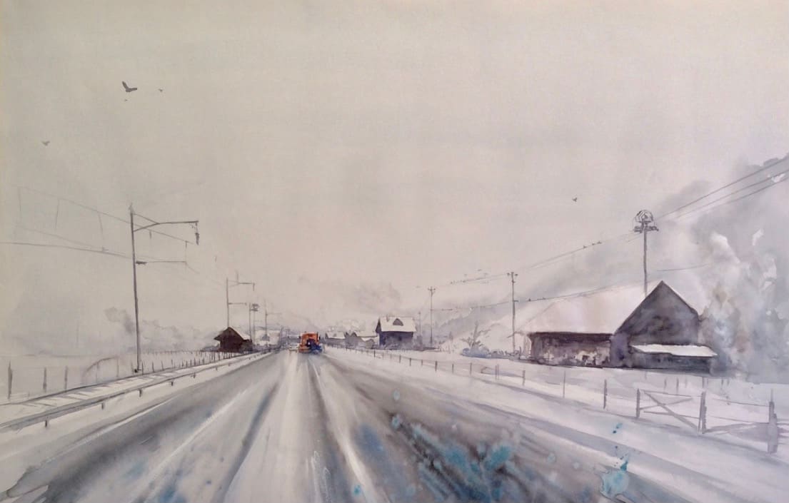 Snowplough by    Ian Clements  Image: Original.
First of 4 similar Commissions