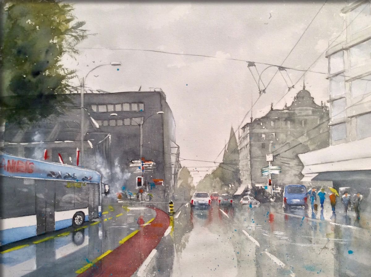 Blue Van by Ian Clements, Image 1.