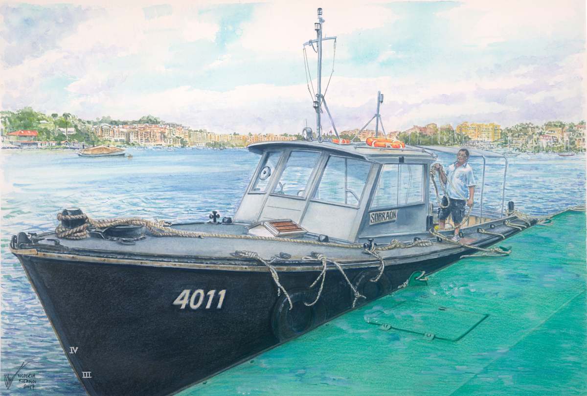 Australian Work Boat 4011 (379) by Victoria Kitanov 