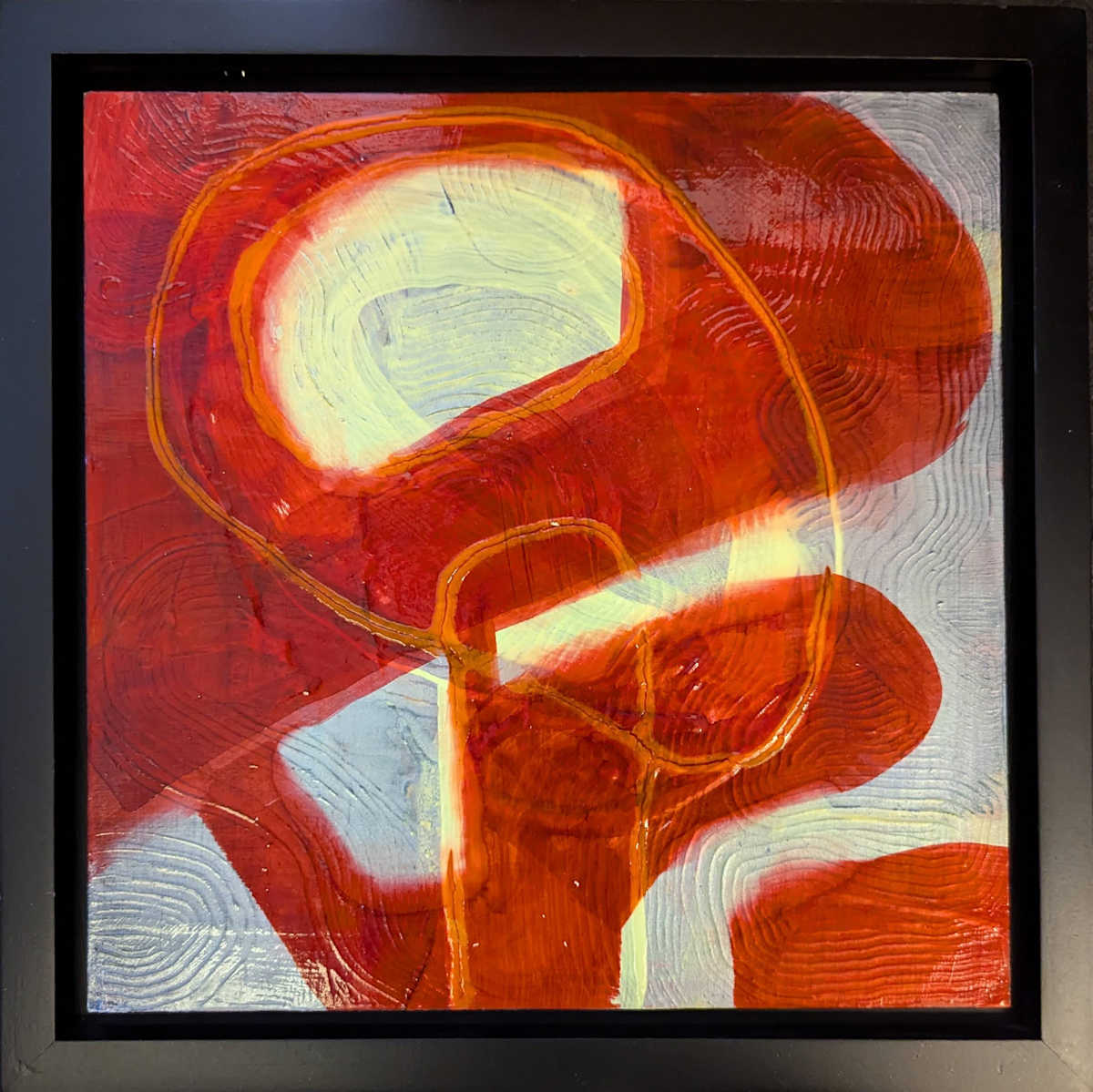 Halbermensch by Alison P Darrow  Image: In black wood floater frame.