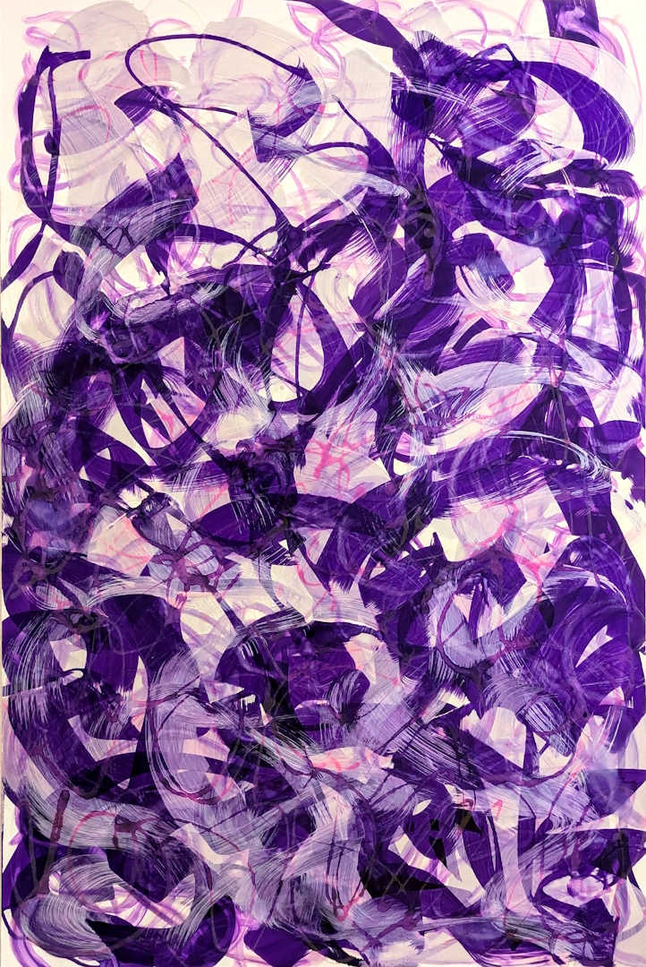 Umwelt (Violet) by Alison P Darrow 