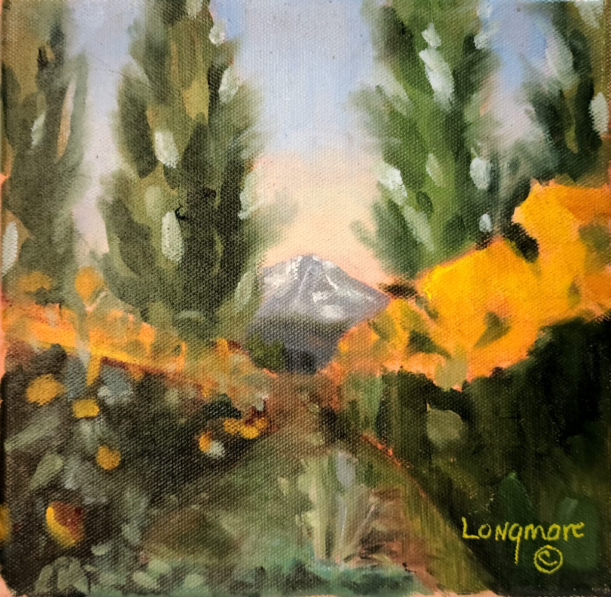 SunFlowers Farm -Plein-air by Sandra Longmore 