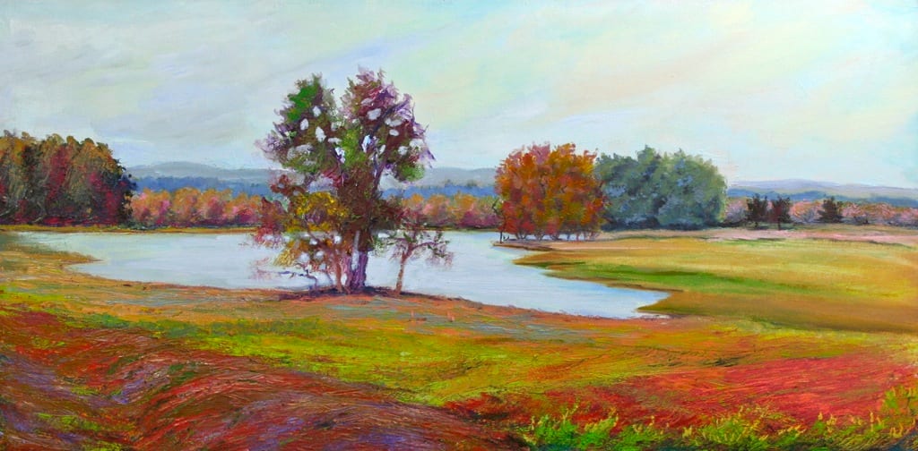 Plein-Air Painting of Sauvie Island, Oregon 