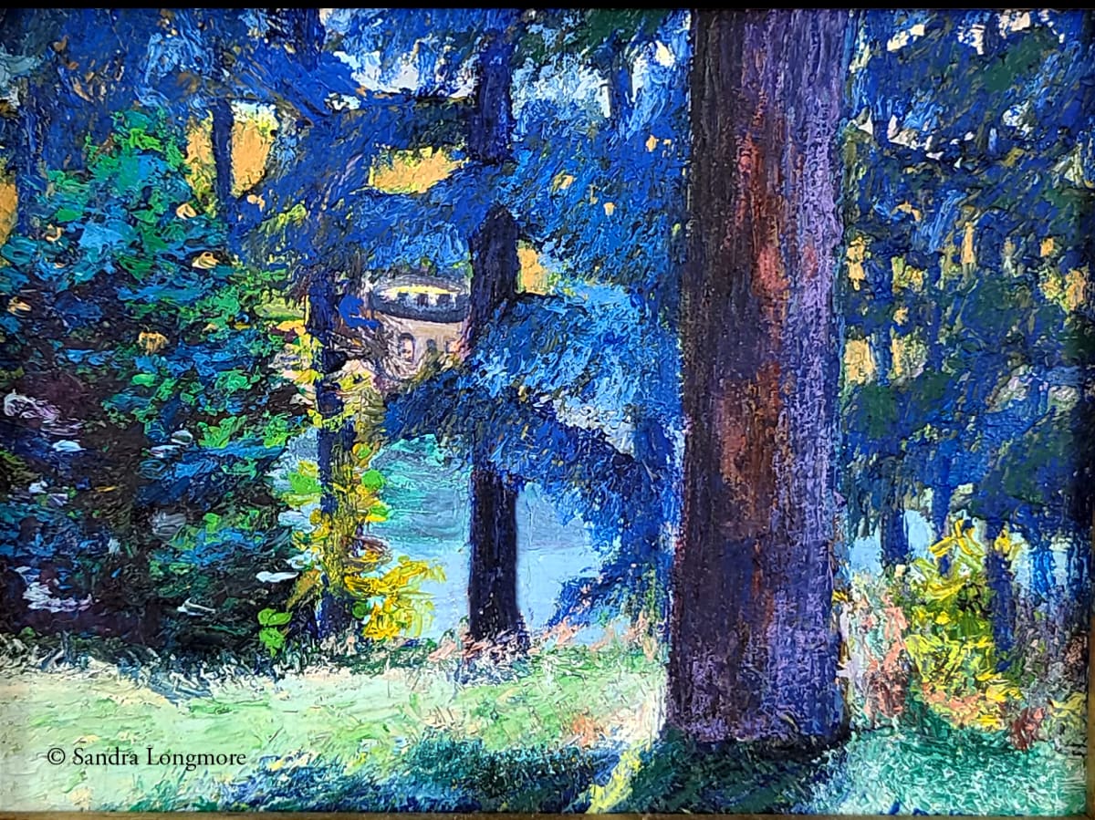 Mt.Tabor Castle-Plein-Air by Sandra Longmore 