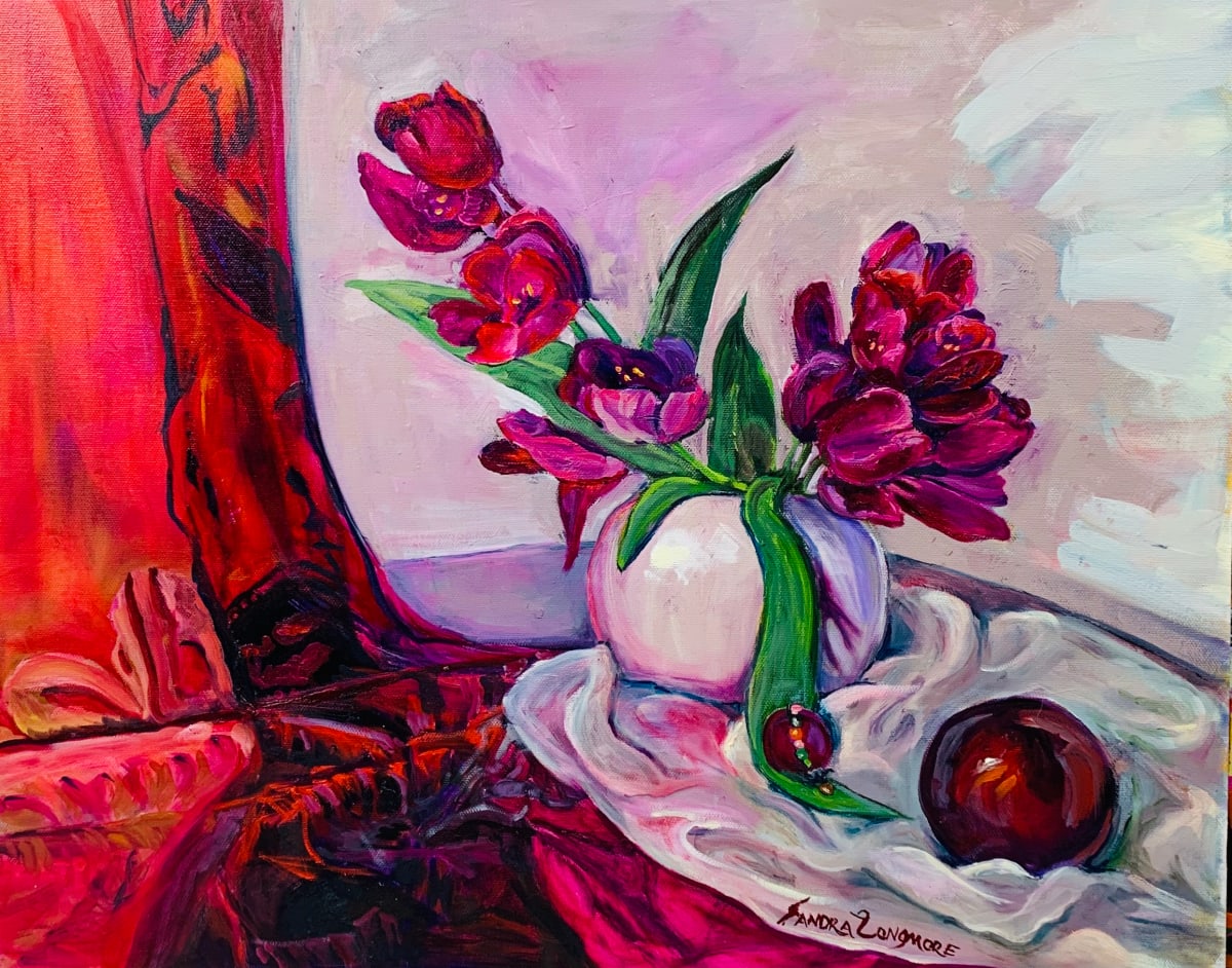 Harmony in Red  (tulips) by Sandra Longmore  Image: Harmony in Red  (tulips)