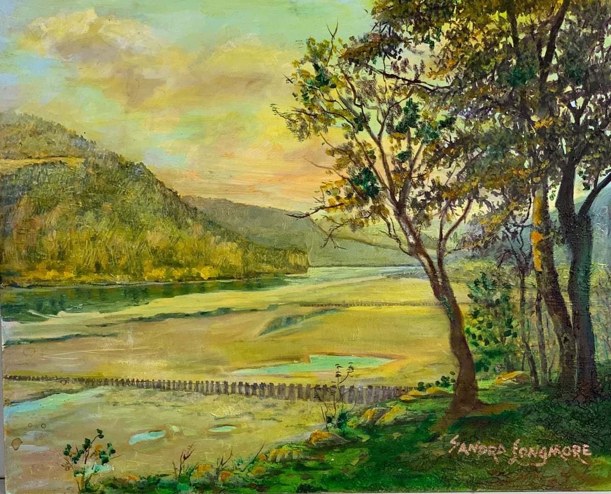 Pleinair Painting Rooster State Park Columbia River Gorge 